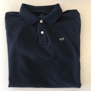 Navy Vineyard Vines polo shirt